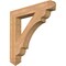 Ekena Millwork Olympic Arts & Crafts Smooth Bracket, Western Red Cedar, 5 1/2"W x 38"D x 38"H BKT06X38X38OLY03SWR - alternate 1